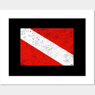 Dive Flag Scuba Diving Posters and Art